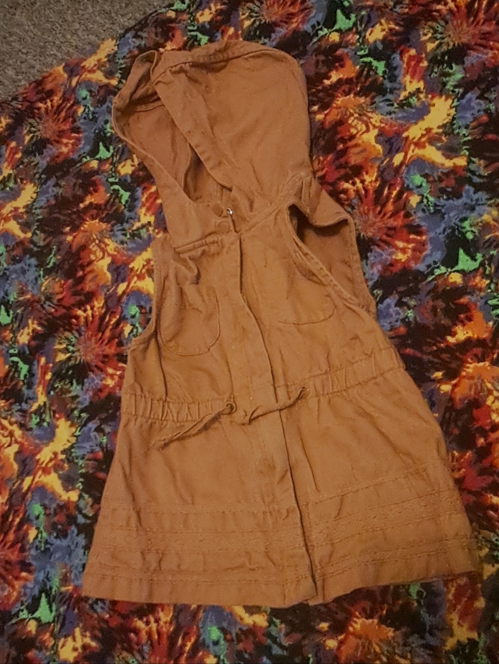 Little Girls Aspen Hooded Vest